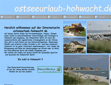 Tablet Screenshot of ostseeurlaub-hohwacht.de